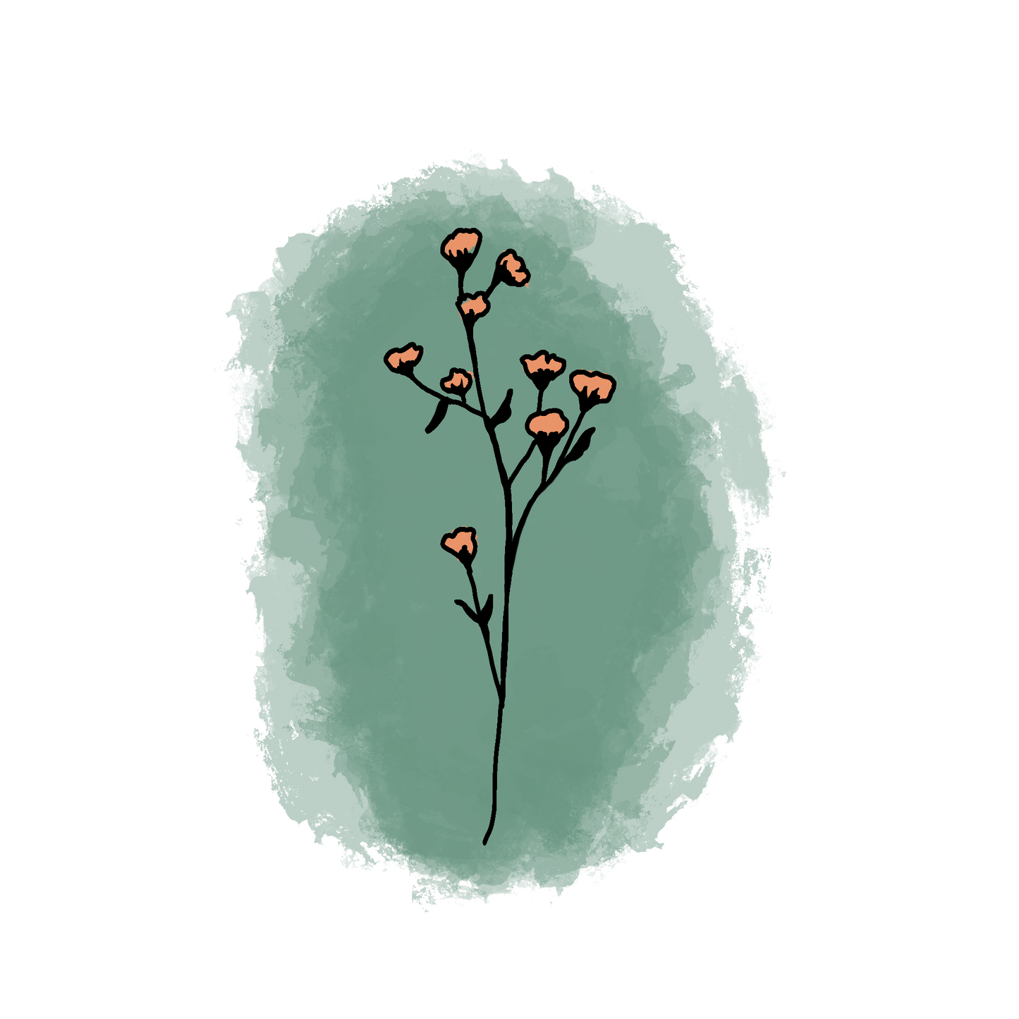 Baby's Breath Digital Art Print