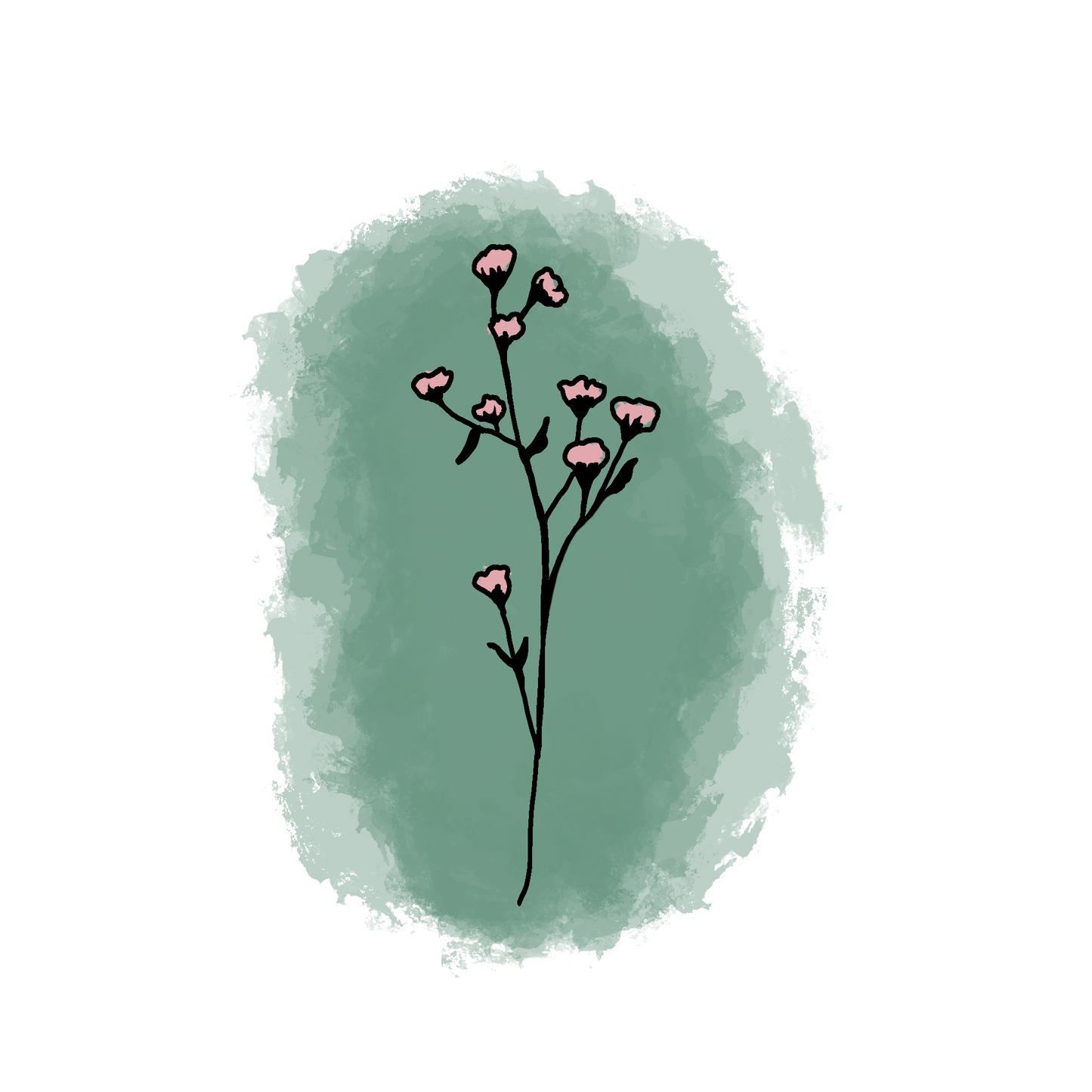 Baby's Breath Digital Art Print